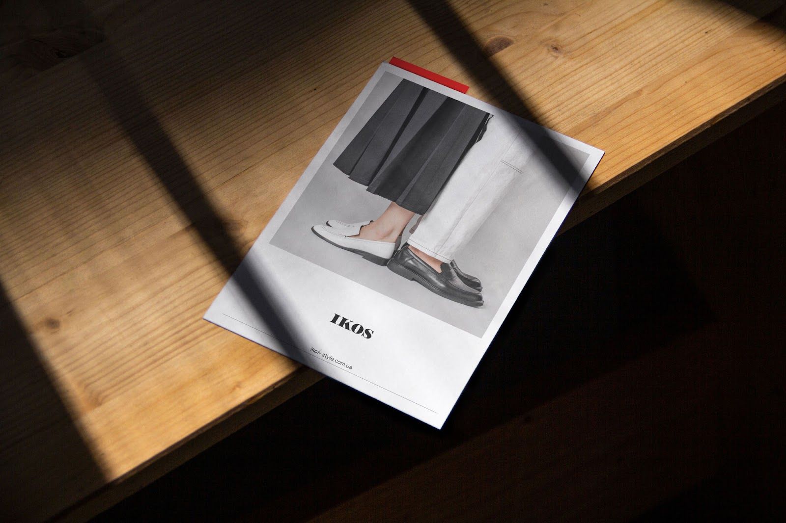 Clean rebranding for the IKOS footwear brand