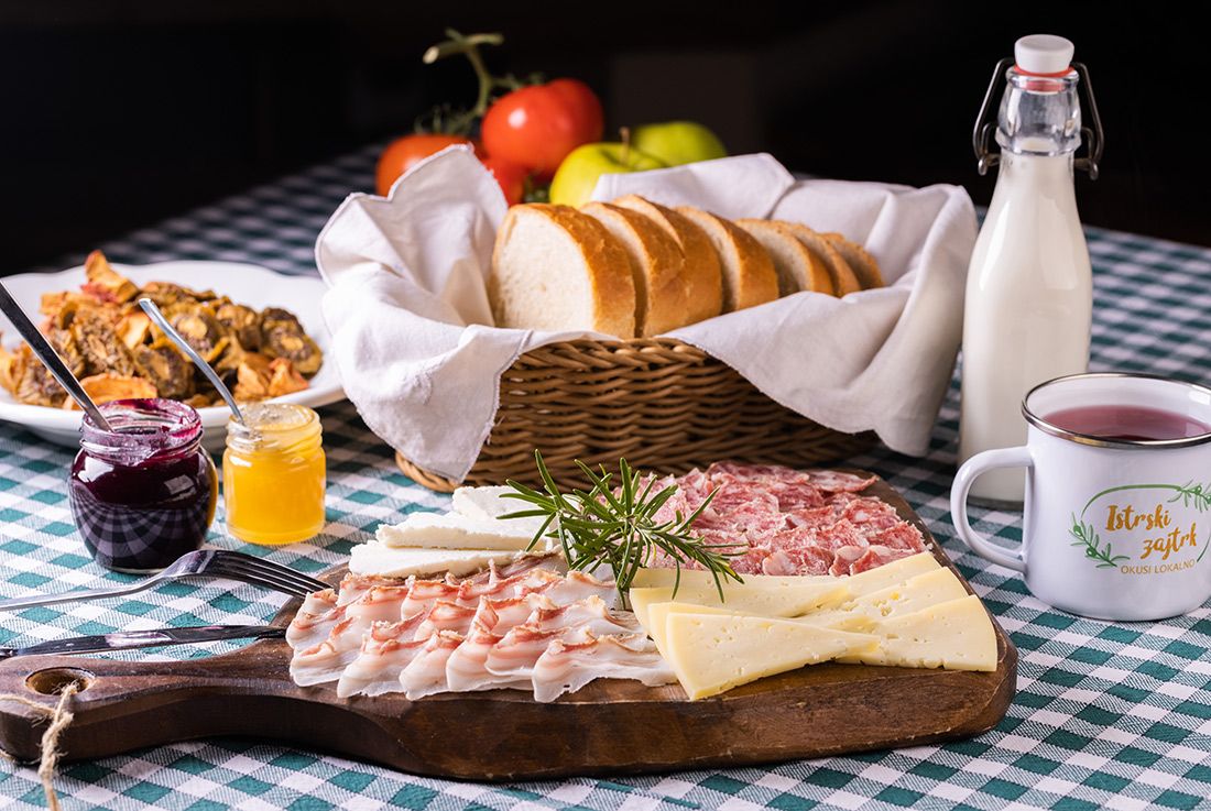 Flavors of Istria from Slovenia for breakfast | Istrian Breakfast