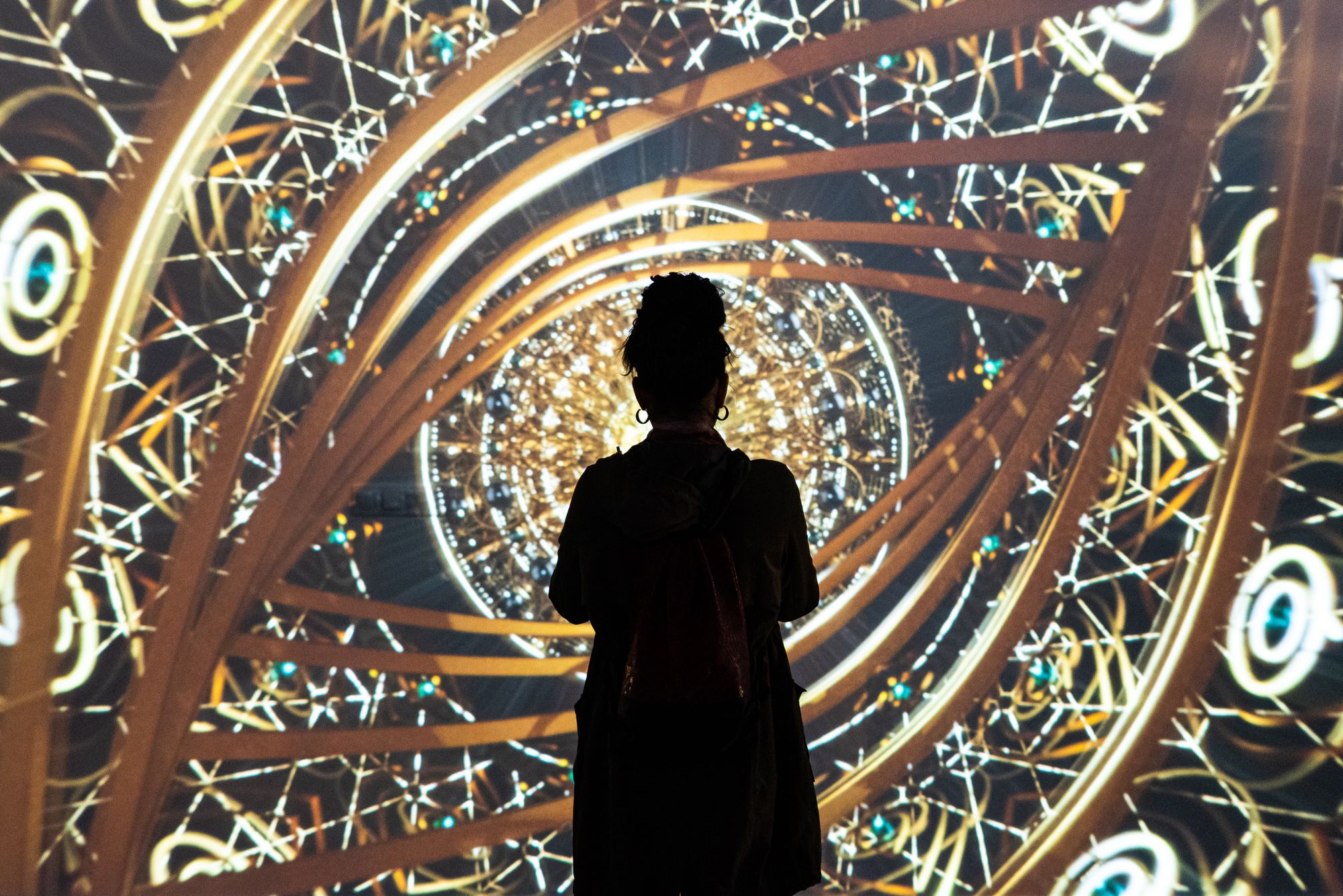 Cinema Mystica—The journey of senses in a digital art exhibition