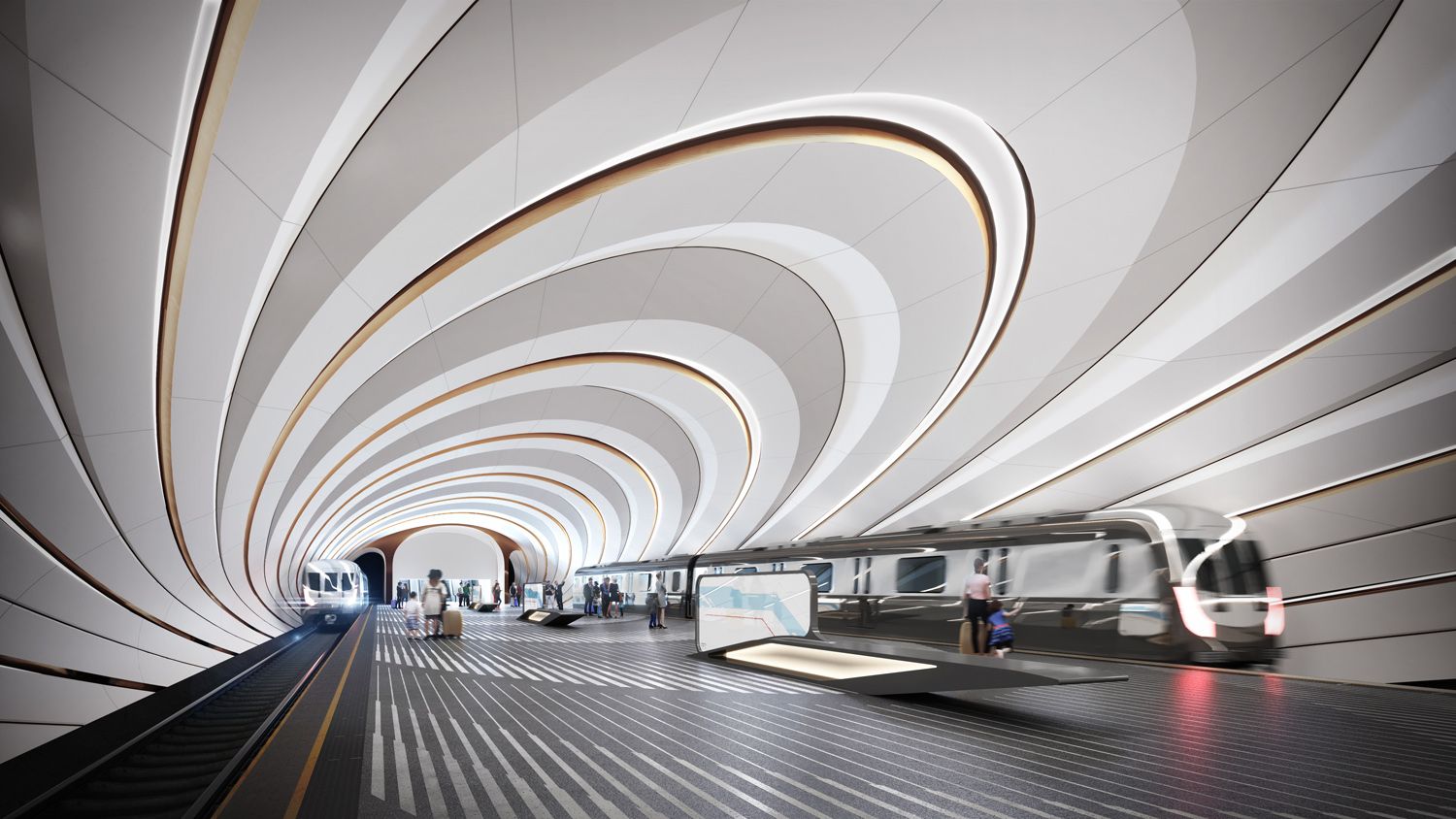 Star studio Zaha Hadid Architects to design new metro stations in Ukraine's industrial city