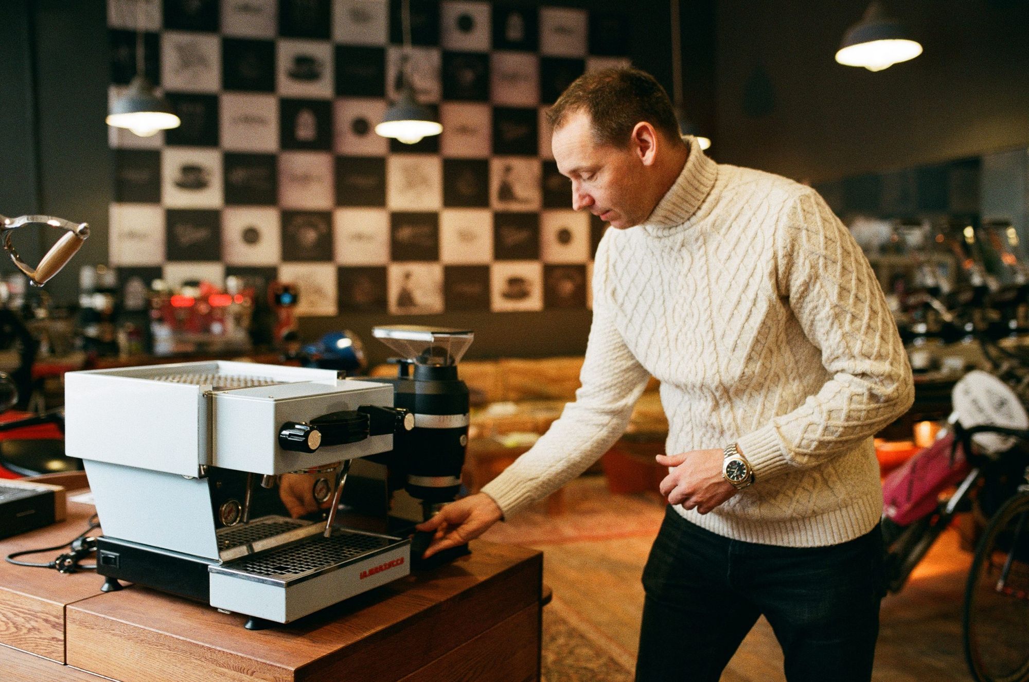 Enter the coffee machine heaven! | The eventful story of Gergely Nezvál and the La Marzocco