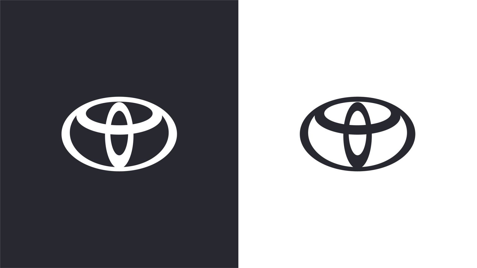 Toyota debuts a new logo