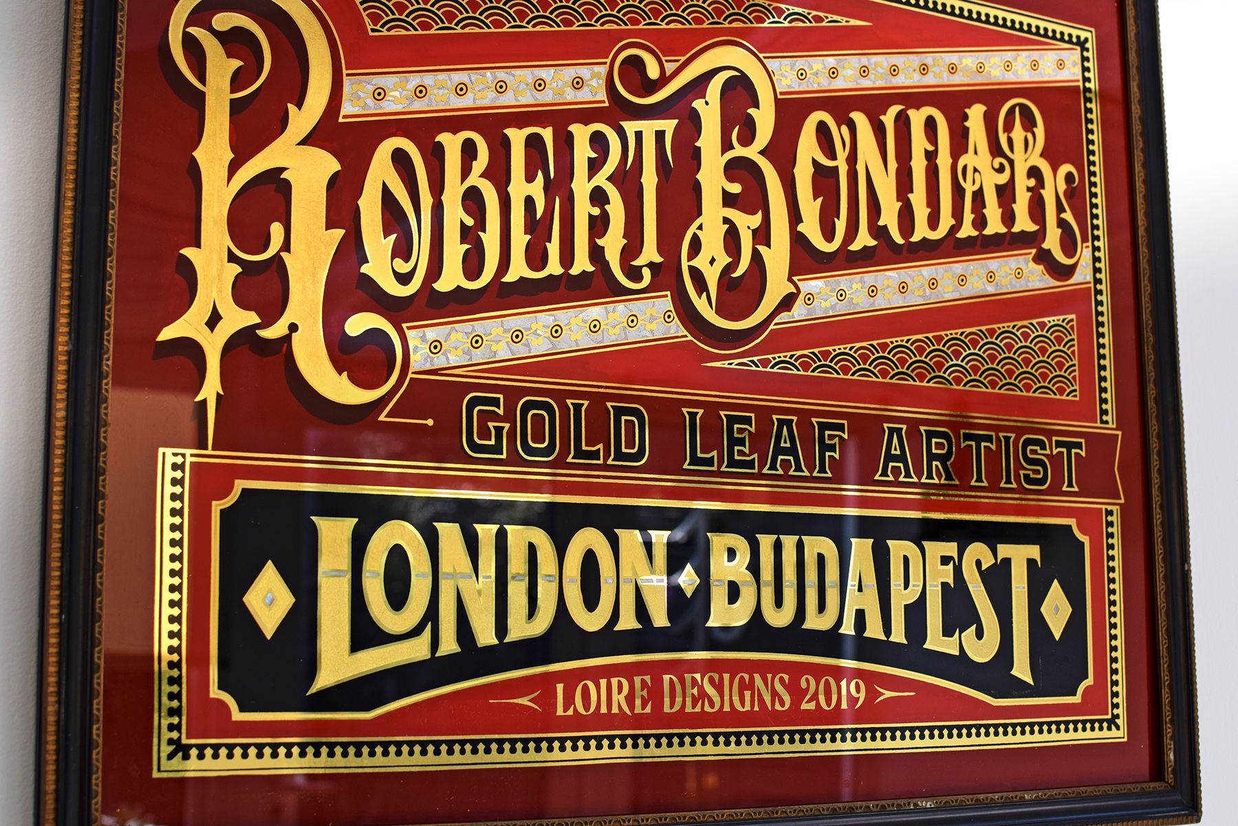 Gold Inlay Sign Letters - New Product! 