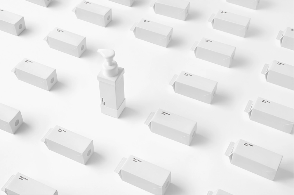 Eco-conscious and hygienic soap bottles | Nendo