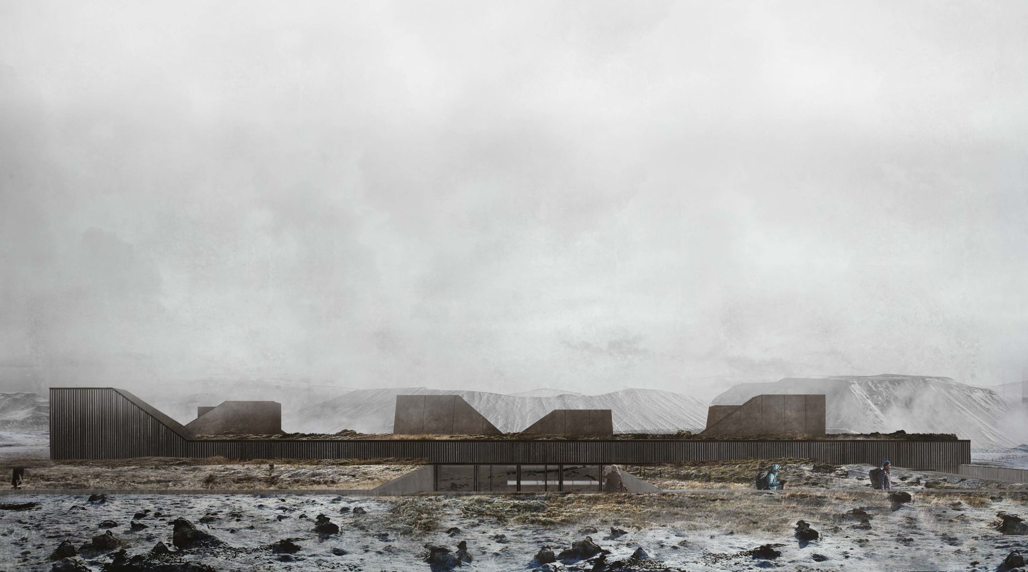 Raw Beauty | A Hungarian architect duo won with a volcano museum designed for Iceland
