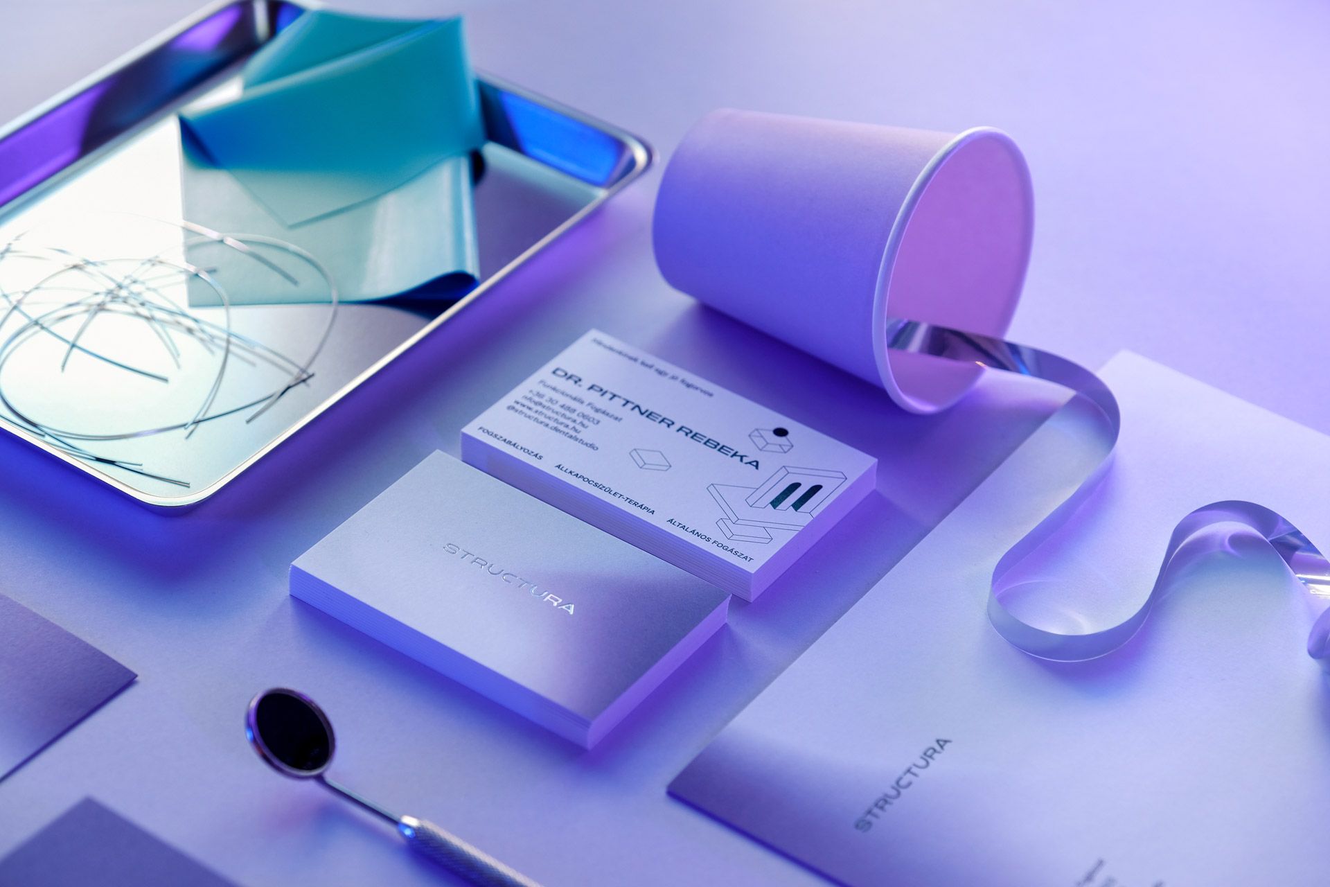 This is how cool a dentist's visual identity can be! | STRUCTURA x DARE STUDIO