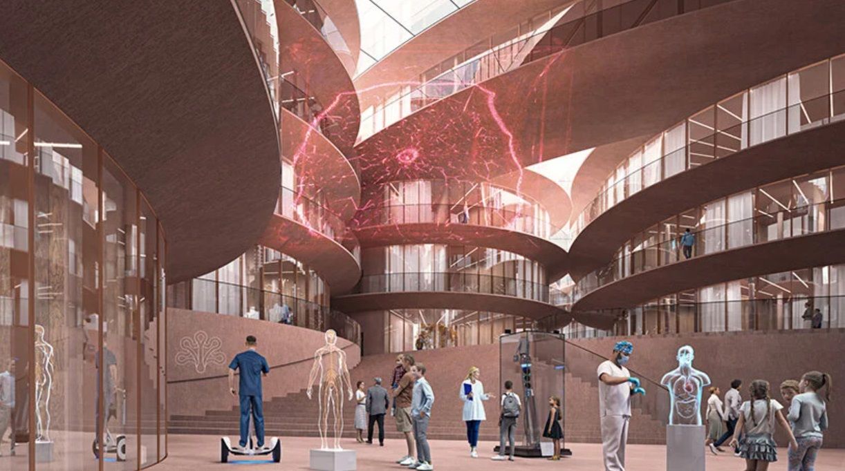 A new neuroscience center in Denmark is designed to mimic the human brain