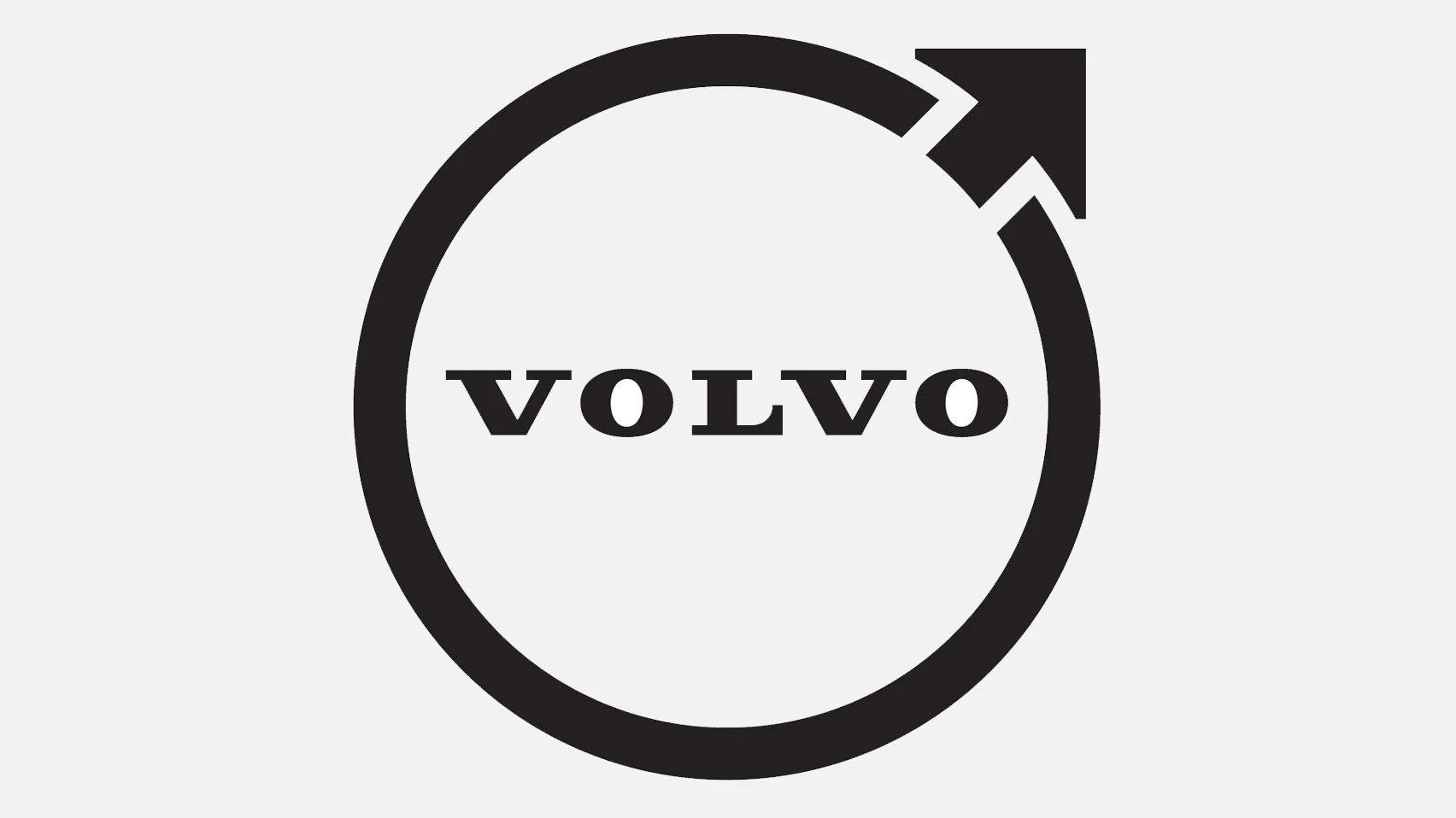 A Volvo is kétdimenziós logóra váltott