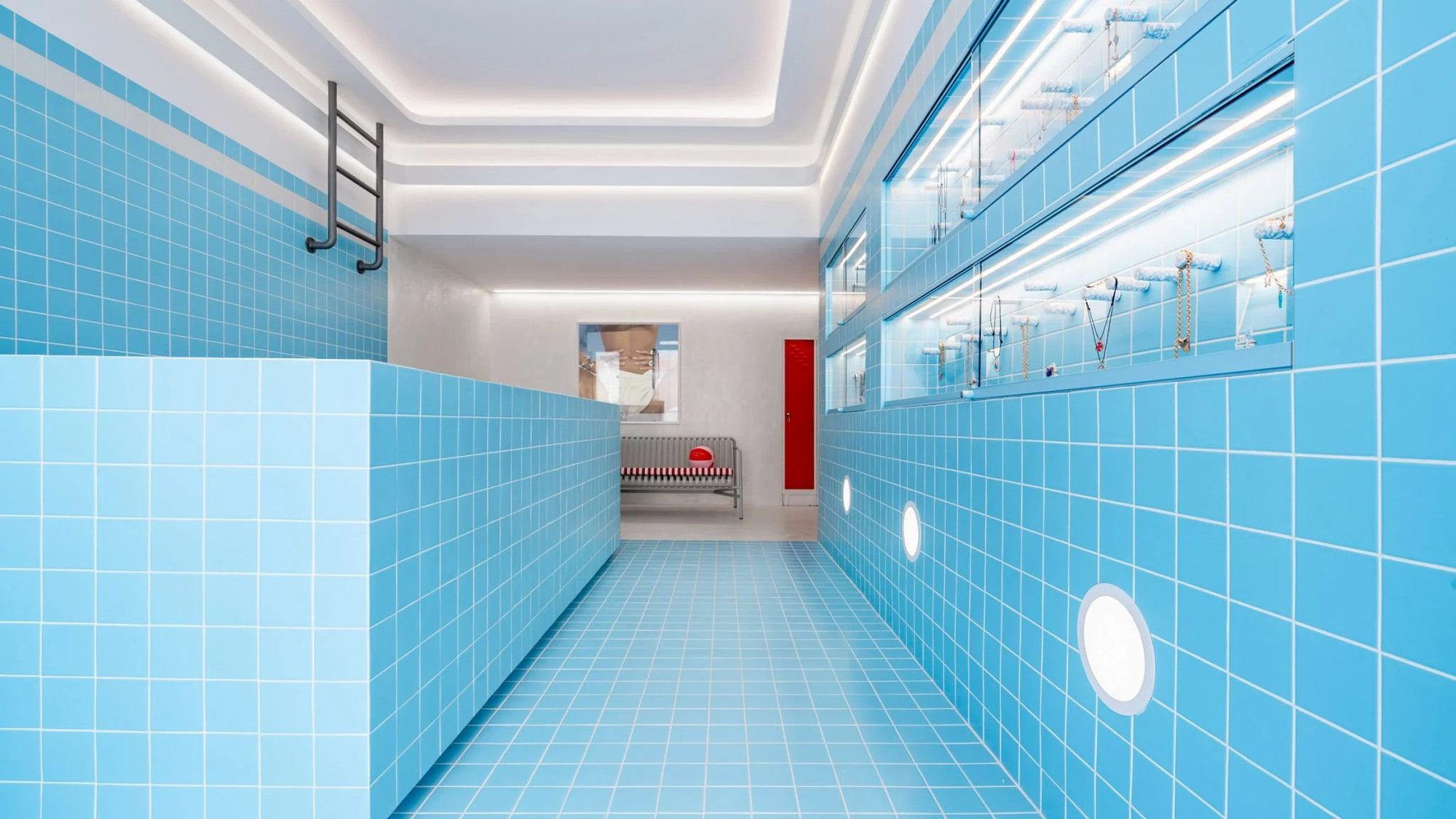 Jewelry store or swimming pool? - Surreal interior design from Mykonos