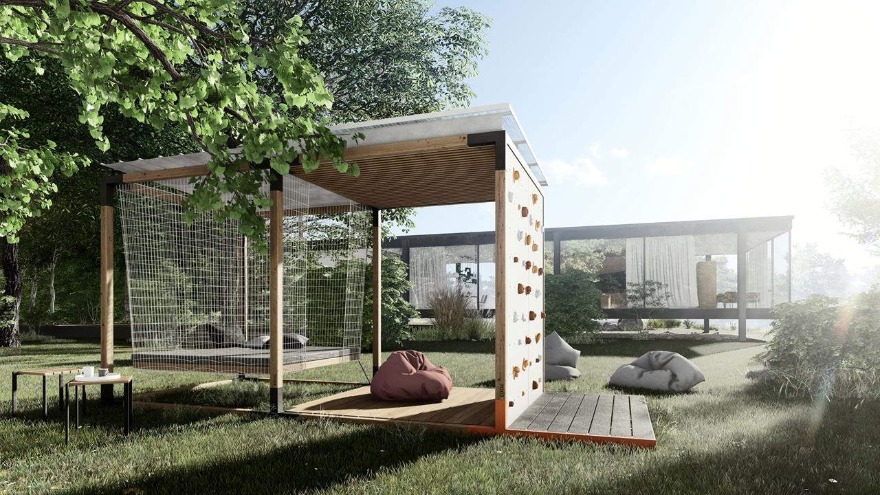 Interiors outdoors | LEVA modular system