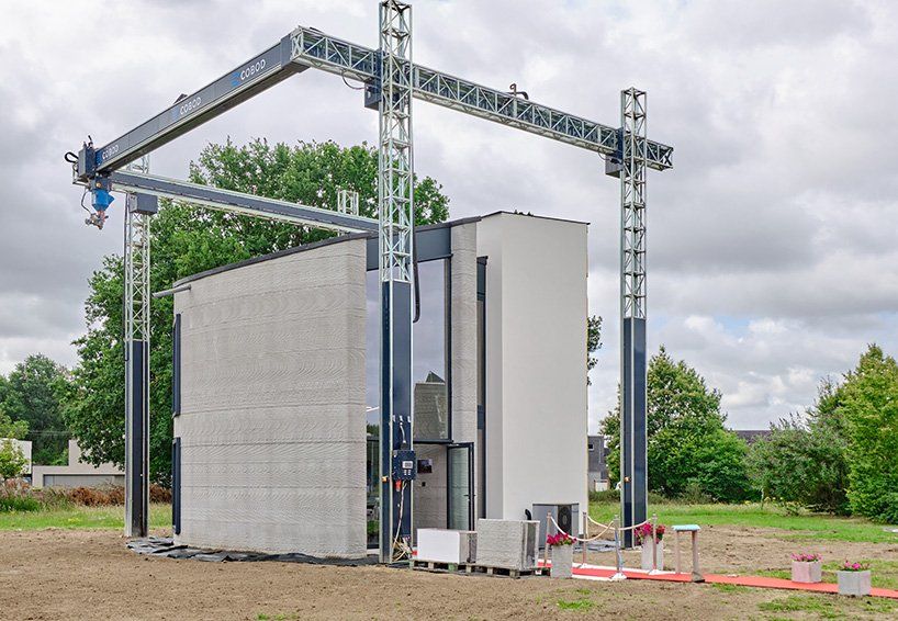 Europe’s largest 3D printer prints a two-story house