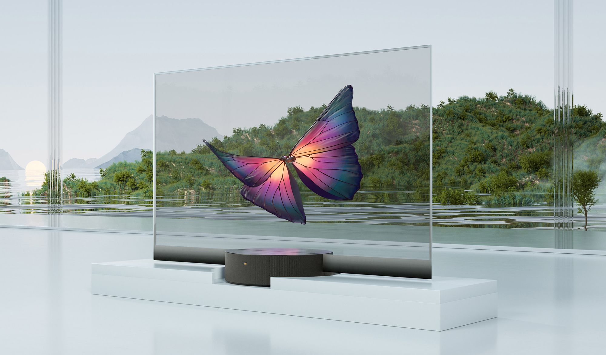 A see-through TV for your home
