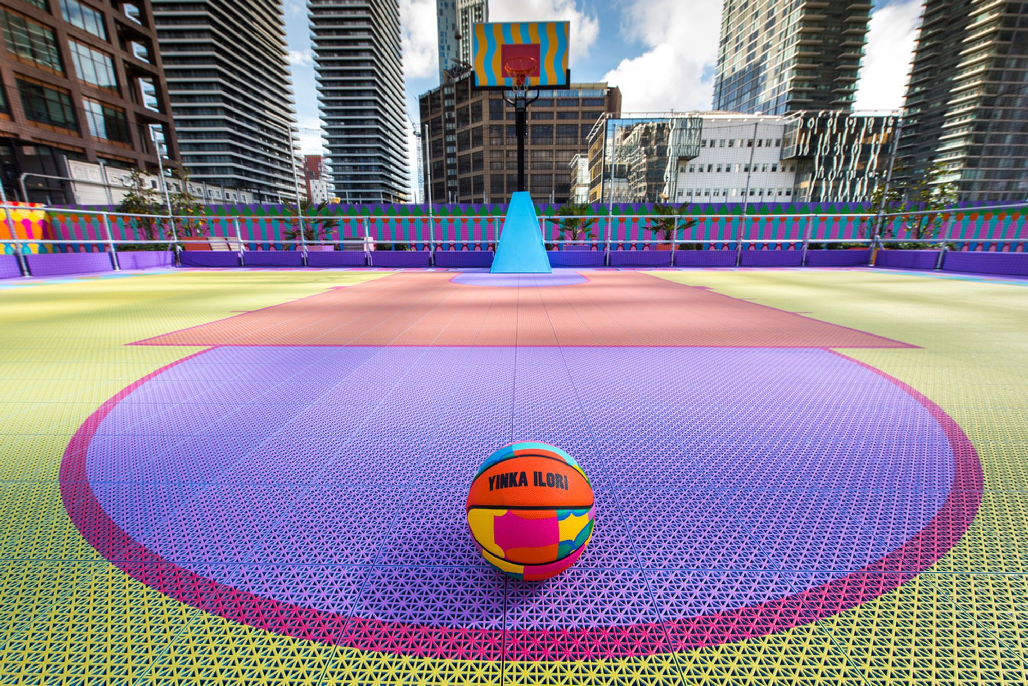 3D-nyomtatással készült London legújabb kosárlabdapályája