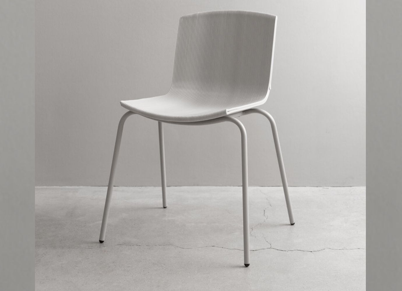 Exciting and sustainable—chairs made from yoghurt cups