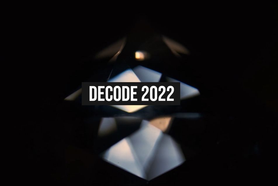 Application and exhibition opportunity: DECODE Award is back
