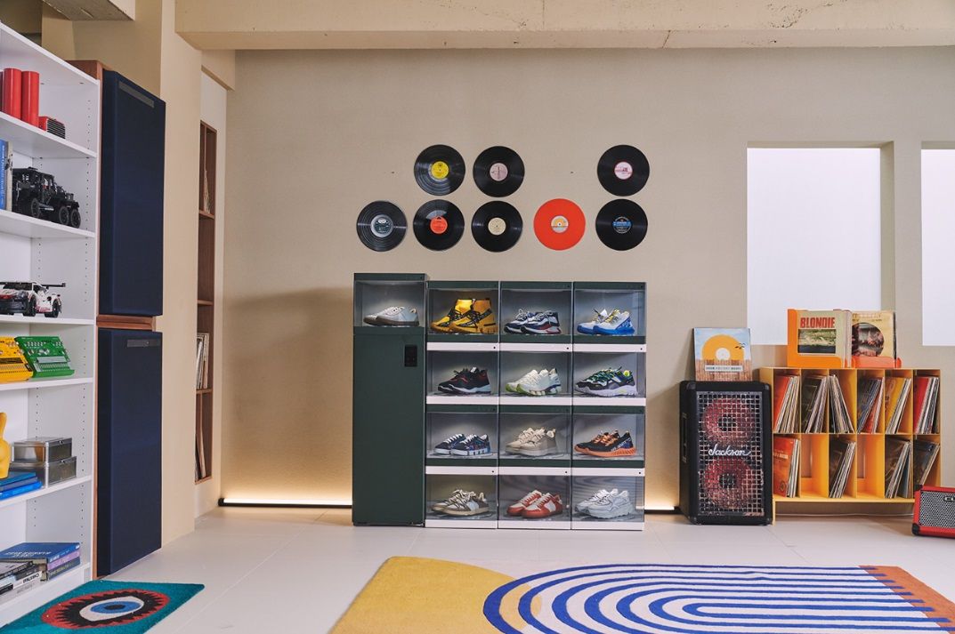 LG creates the future of stylistic storage solutions for sneakerheads