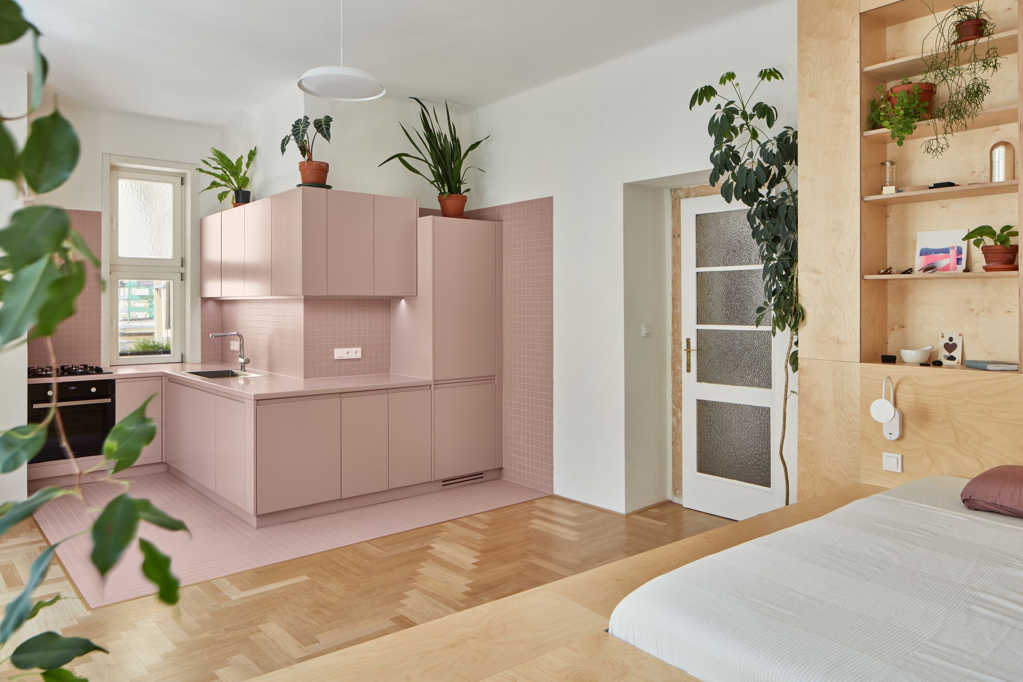 Reinventing a cramped living space by Neuhäusl Hunal in Prague