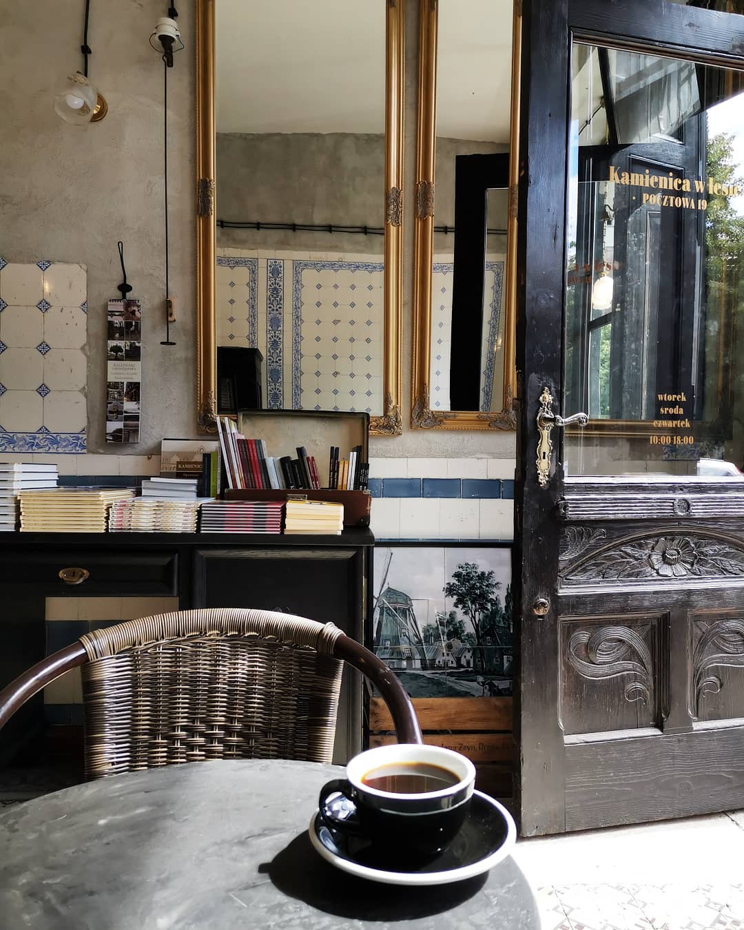 Tiled history—a place where coffee meets the past