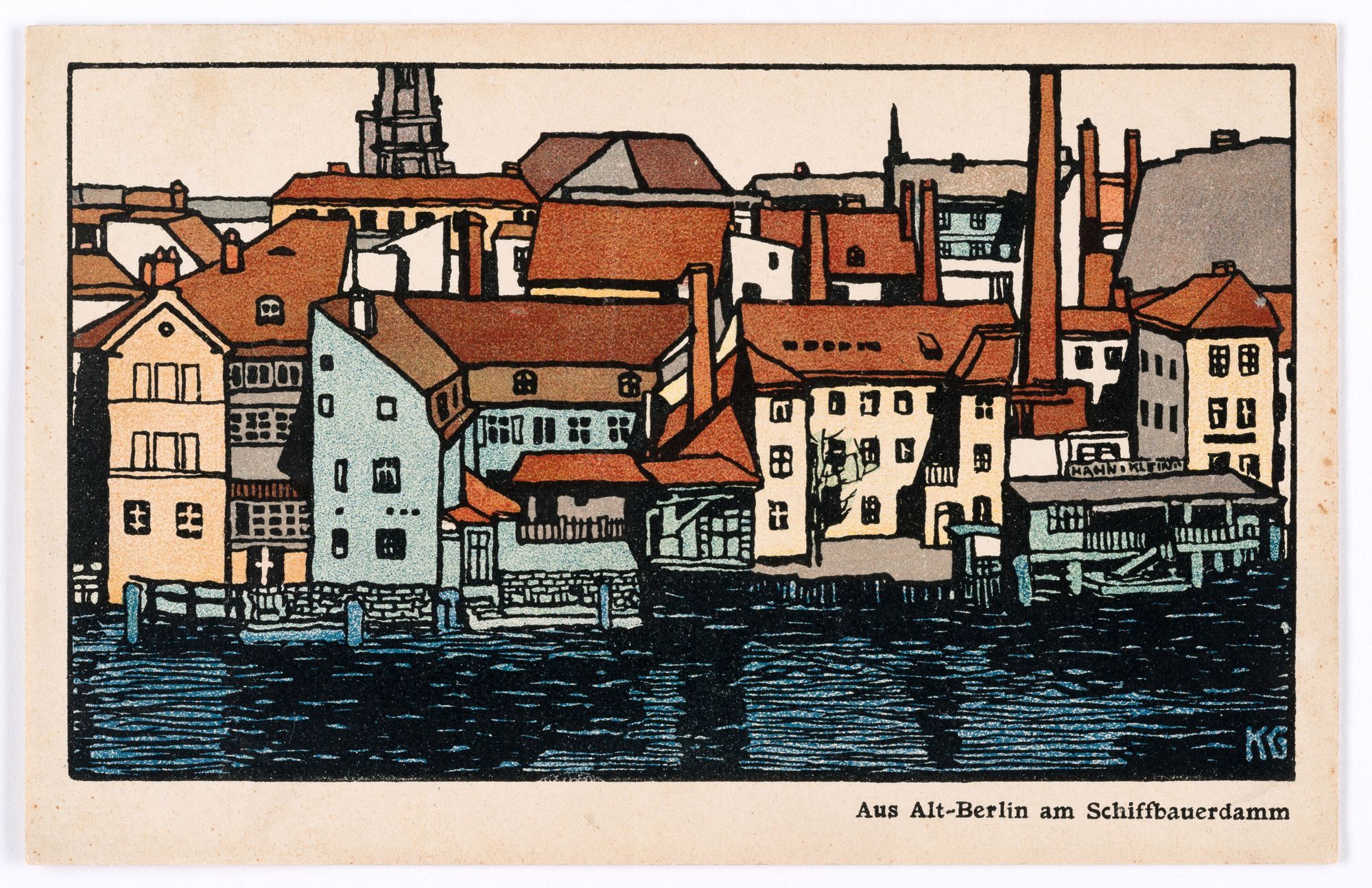 Turn-of-century Berlin and more on cheerful Art Nouveau postcards