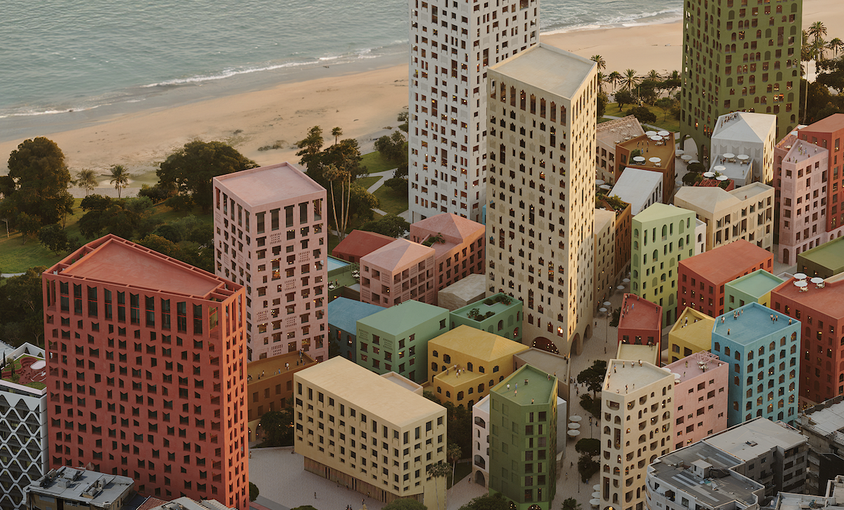 Faluklaszterek a tengerparton | Vlore új városi kapuja Albániában