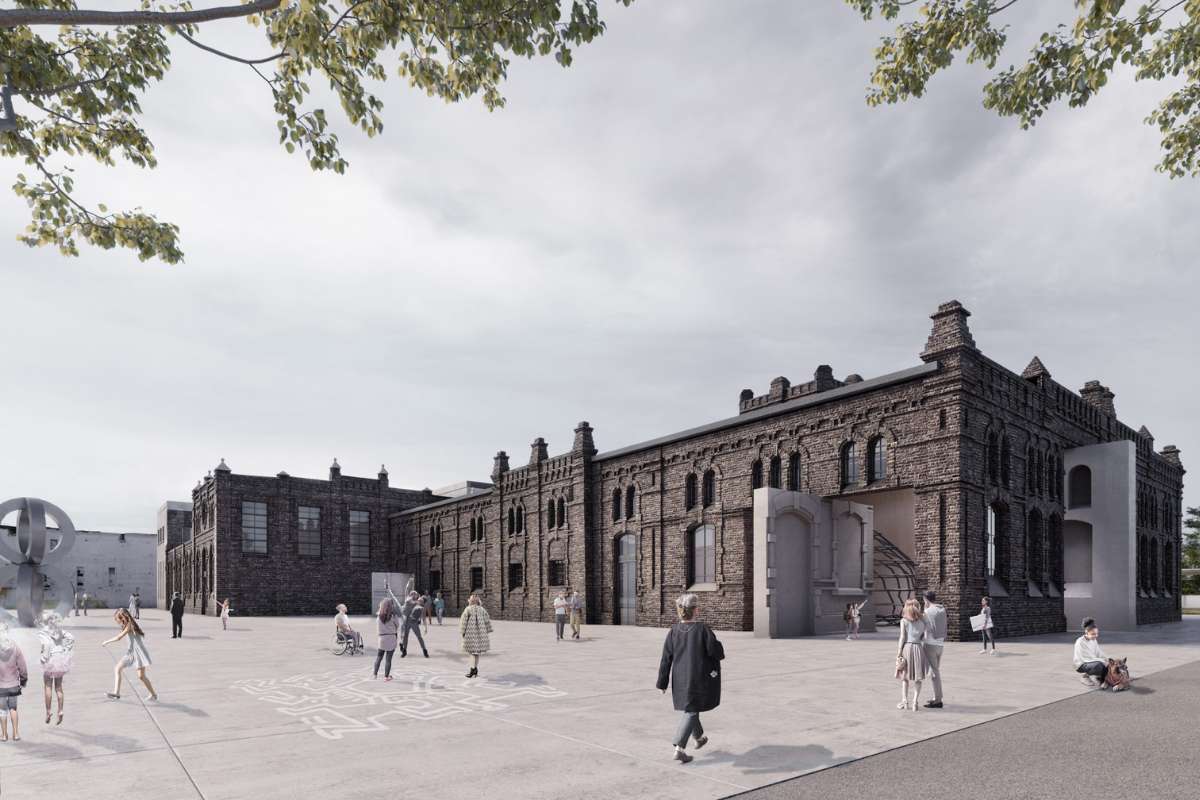 Slaughterhouse transformed into cultural center and contemporary art gallery