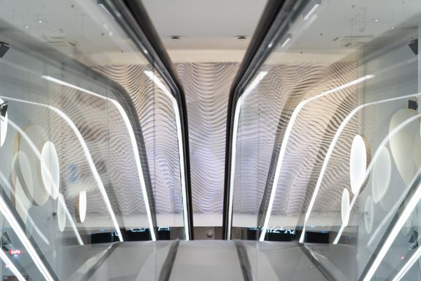 Light show at Ferenc Liszt International Airport | S39 Hybrid Design
