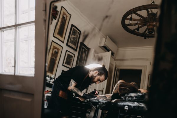 The first book on the art of a Hungarian tattooist | Grindesign