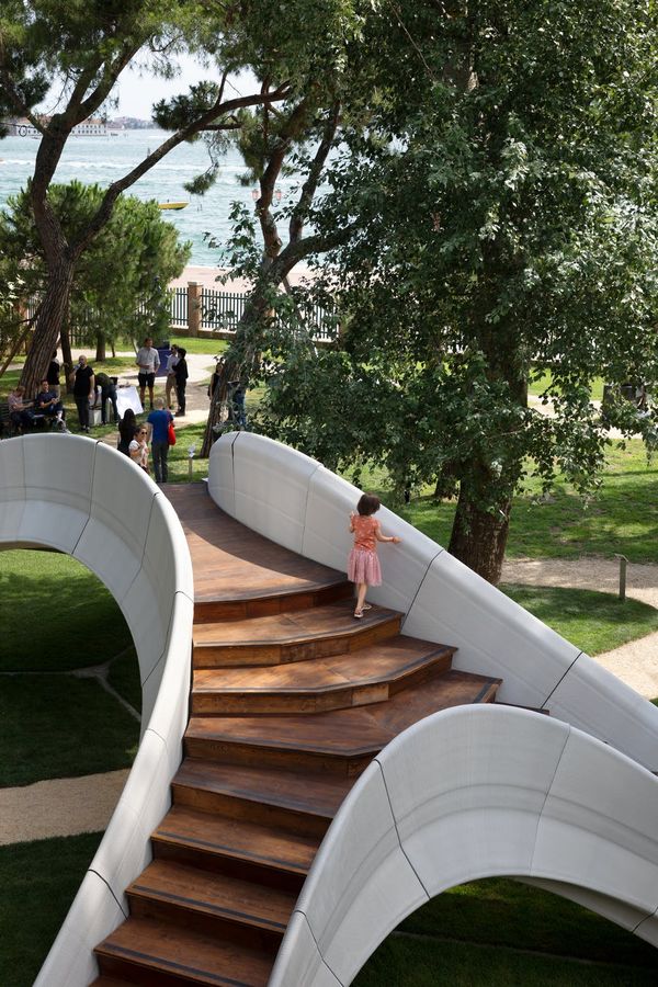 World's first 3D-printed concrete bridge at the Venice Biennale