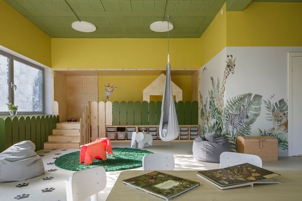 The playful interior of the First Steps Kindergarten in Warsaw | Mum Studio