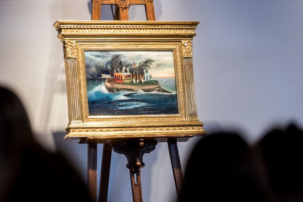 Tivadar Csontváry-Kosztka's painting, Mysterious Island, set a new auction record in Hungary
