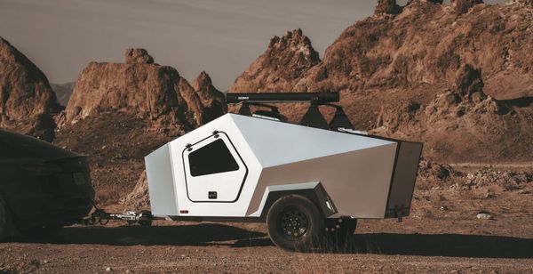 The new Polydrops P17 trailer is towable by electric vehicles and hybrids
