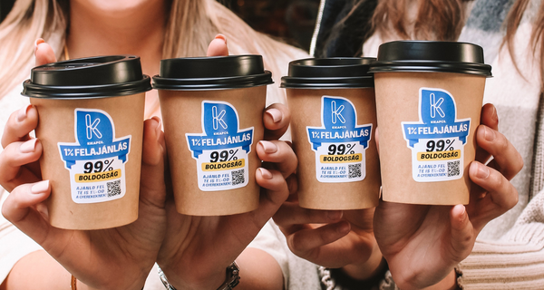 Donate your 1% while drinking your coffee
