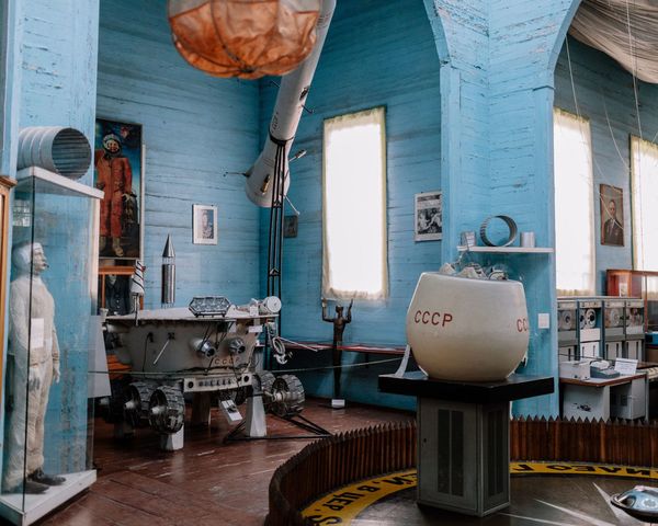 A cosmonautics museum hidden in a wooden church in Ukraine