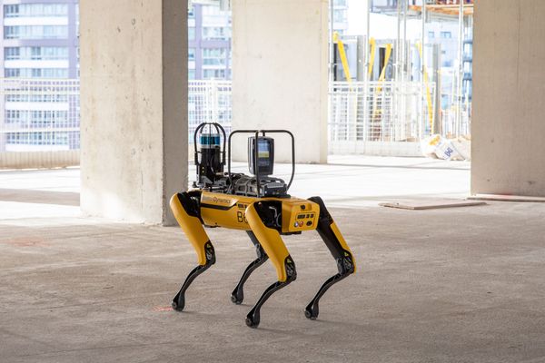 Itt a robotkutya, ami segíti az építészek munkáját