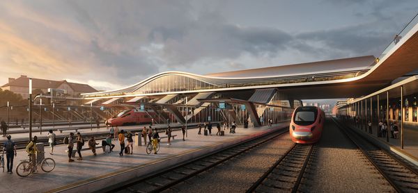 Ultramodern vasútállomást tervezett Vilniusba a Zaha Hadid Architects