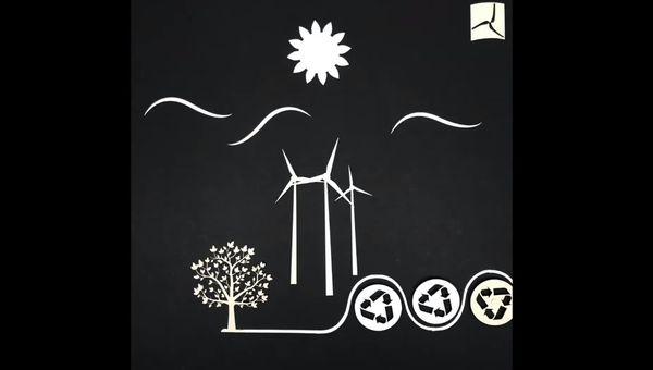 Edinas paper animation on sustainable paper usage