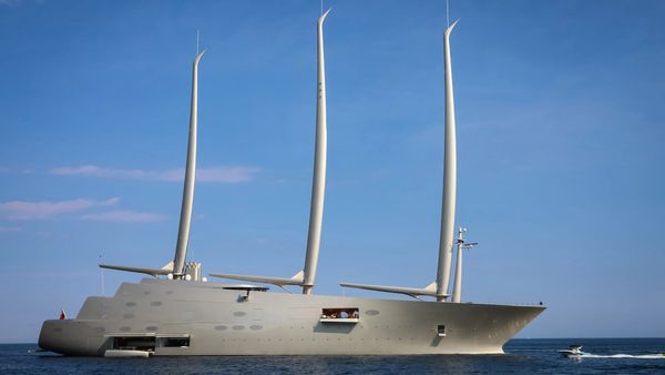 Italians seized a Philippe Starck-designed Russian yacht