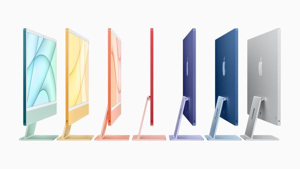 The iMac is dressed in fresh new colors | Apple