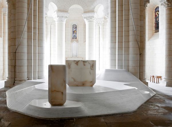 Liturgical furnishing rethought by Mathieu Lehanneur