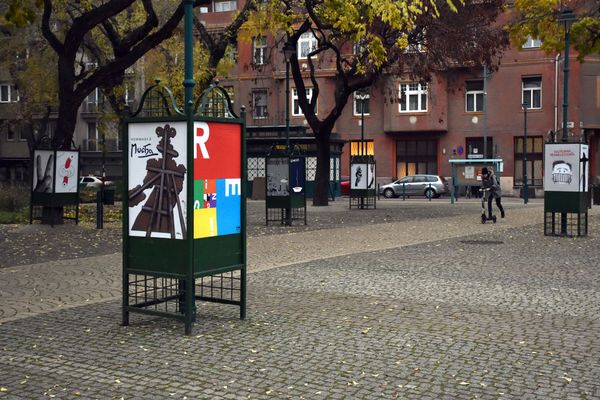 Art posters take over the streets of Ferencváros