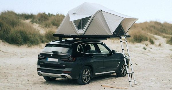 Panoramic car tent that can be easily set up in just one minute