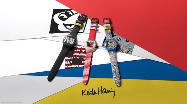 Pop-art Mickey Mouse on new Swatch collection