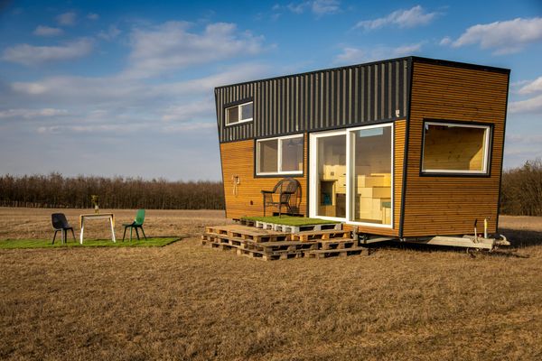 Hungarian-developed Tiny House can even be installed in the middle of the forest