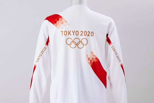 Olympic torchbearers' uniforms made from recycled bottles