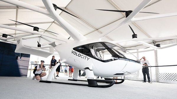 The Volocopter air taxi has made its first public flight