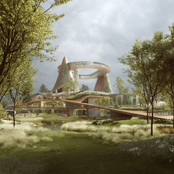 noa* imagines a futuristic look for the new European library