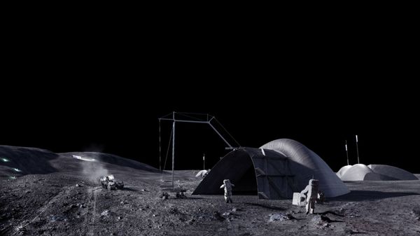 NASA designs 3D-printed houses for the Moon