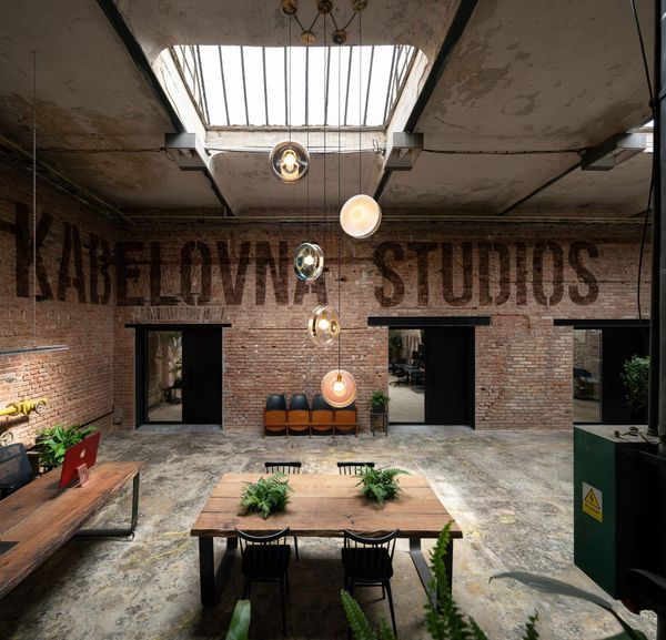 Creative space with an industrial aesthetic: Kabelovna Studios