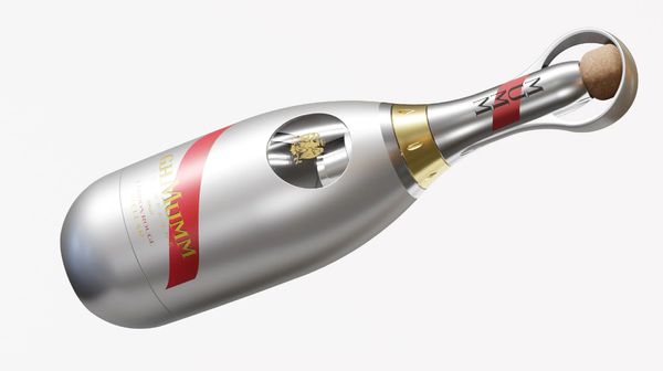 The world’s first champagne bottle designed for space travel!
