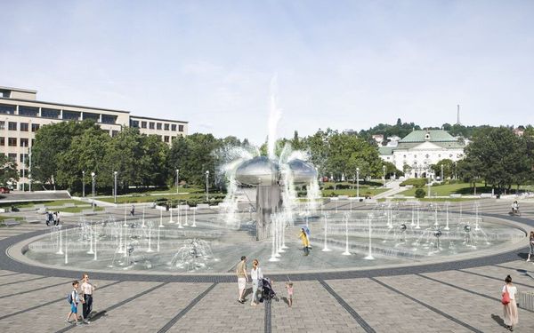 Bratislava’s biggest fountain revived